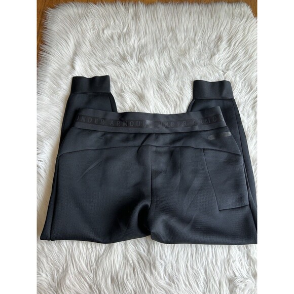 Under Armour Women’s XL Black UA Move Pants Loose Joggers Scuba Knit NWOT FLAWED - Picture 3 of 10